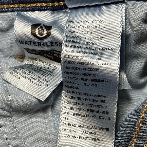 Levi’s Women’s 721 High Rise Skinny Jeans 20W Dark Wash Stretch Denim - Picture 6 of 10